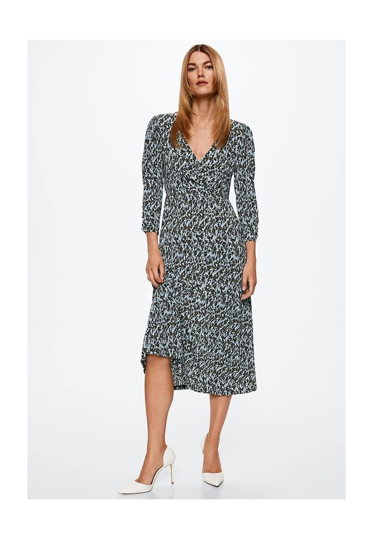 Mango Printed Pleated Dress 8 Mango Printed Pleated Dress - Image 6