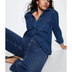 Mango Mom High-Waist Jeans -Mango popular store mango 3072 9877426 7