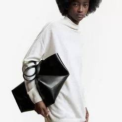 Mango High Collar Wool Sweater