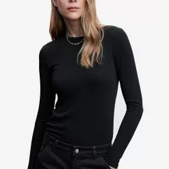 Mango Textured Knit T-Shirt