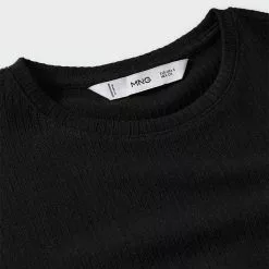 Mango Textured Knit T-Shirt 11 Mango Textured Knit T-Shirt -Mango popular store mango 3077 0762636 3