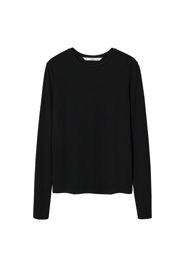 Mango Textured Knit T-Shirt 9 Mango Textured Knit T-Shirt - Image 7