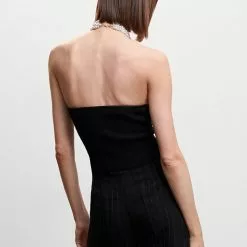 Mango Tweed Corset Top -Mango popular store mango 3083 0842636 2