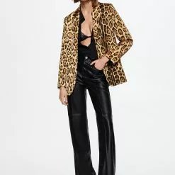 Mango Animal Print Suit Blazer -Mango popular store mango 3091 6142236 4