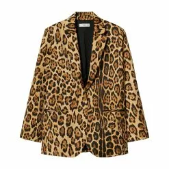 Mango Animal Print Suit Blazer -Mango popular store mango 3092 6142236 7