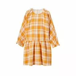 Mango Checked Cotton Dress 15 Mango Checked Cotton Dress -Mango popular store mango 3093 5087426 7
