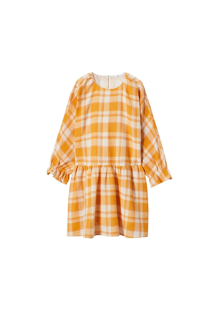 Mango Checked Cotton Dress 9 Mango Checked Cotton Dress - Image 7