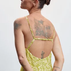 Mango Printed Halter Gown -Mango popular store mango 3100 0062636 5