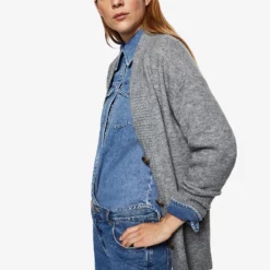 Mango Oversized Cardigan With Buttons