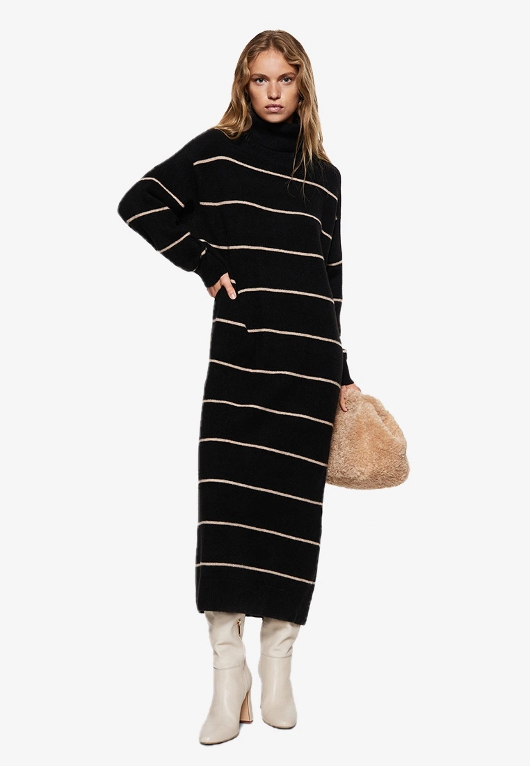 Mango Knitted Turtleneck Dress 3 Mango Knitted Turtleneck Dress