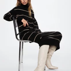 Mango Knitted Turtleneck Dress 16 Mango Knitted Turtleneck Dress -Mango popular store mango 3163 5162636 6