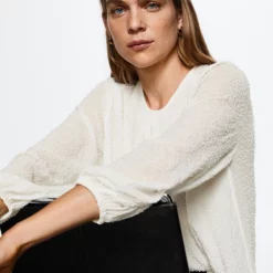 Mango Bead Detail Blouse -Mango popular store mango 3164 3832236 3