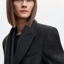 Mango Buttoned Wool Coat -Mango popular store mango 3166 2652636 3