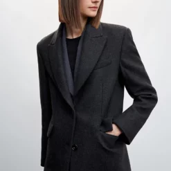 Mango Buttoned Wool Coat -Mango popular store mango 3166 2652636 4