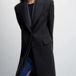 Mango Buttoned Wool Coat -Mango popular store mango 3167 2652636 5