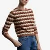 Mango Openwork Lurex Sweater -Mango popular store mango 3171 5362636 1