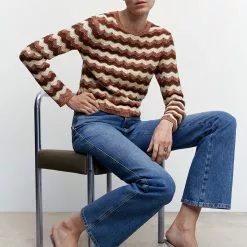 Mango Openwork Lurex Sweater 12 Mango Openwork Lurex Sweater -Mango popular store mango 3173 5362636 4