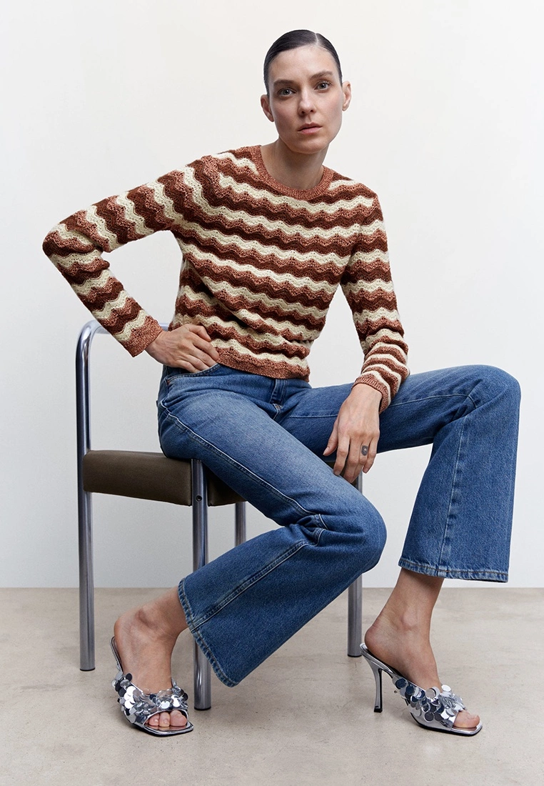 Mango Openwork Lurex Sweater 6 Mango Openwork Lurex Sweater - Image 4