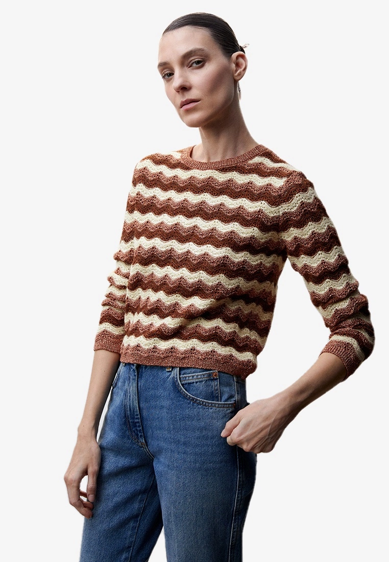 Mango Openwork Lurex Sweater 9 Mango Openwork Lurex Sweater - Image 7