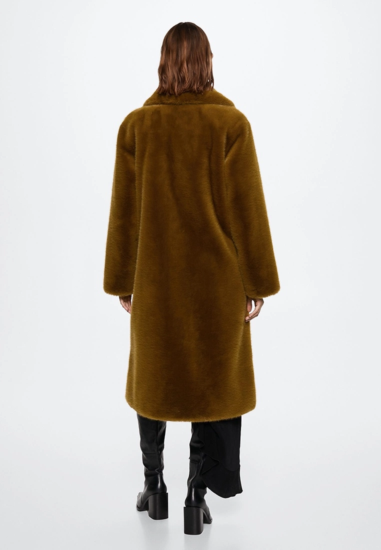 Mango Oversize Faux-Fur Coat 4 Mango Oversize Faux-Fur Coat - Image 2