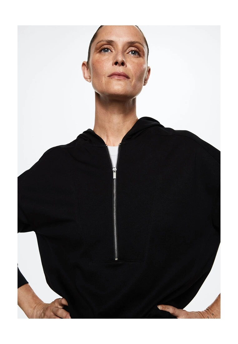 Mango Zipper High Collar Sweater 5 Mango Zipper High Collar Sweater - Image 3