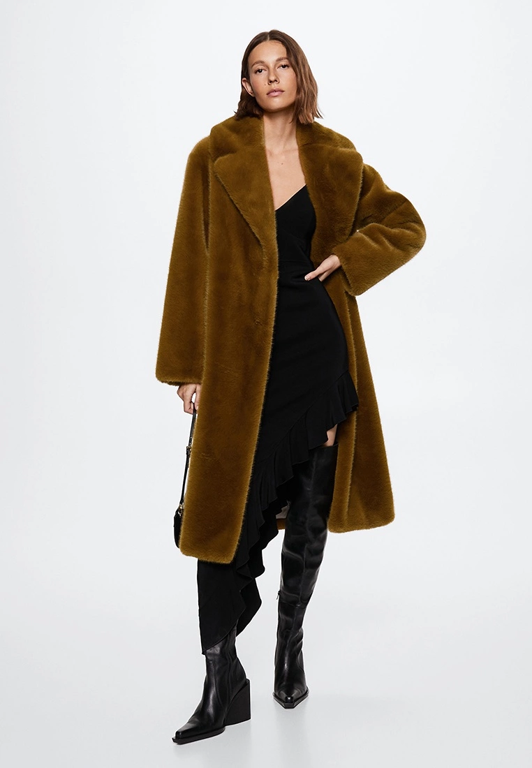 Mango Oversize Faux-Fur Coat 7 Mango Oversize Faux-Fur Coat - Image 5