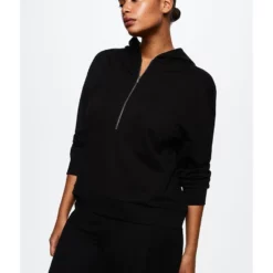 Mango Zipper High Collar Sweater 16 Mango Zipper High Collar Sweater -Mango popular store mango 3176 6377426 6