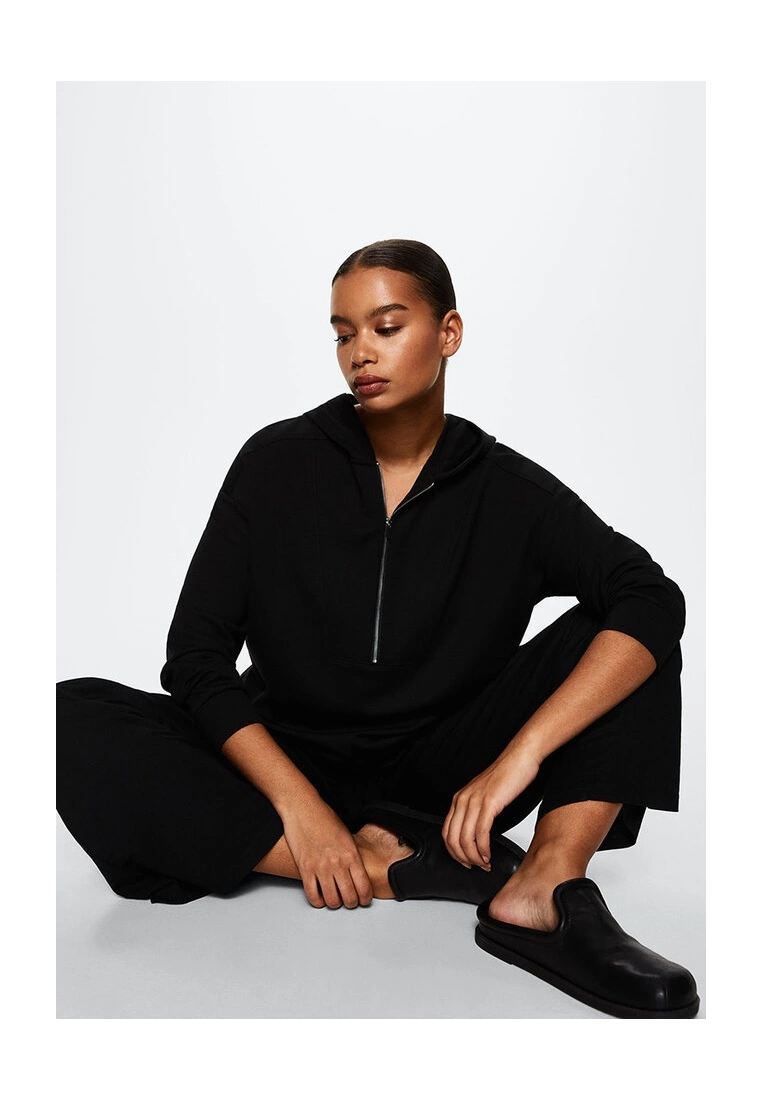 Mango Zipper High Collar Sweater 10 Mango Zipper High Collar Sweater - Image 8