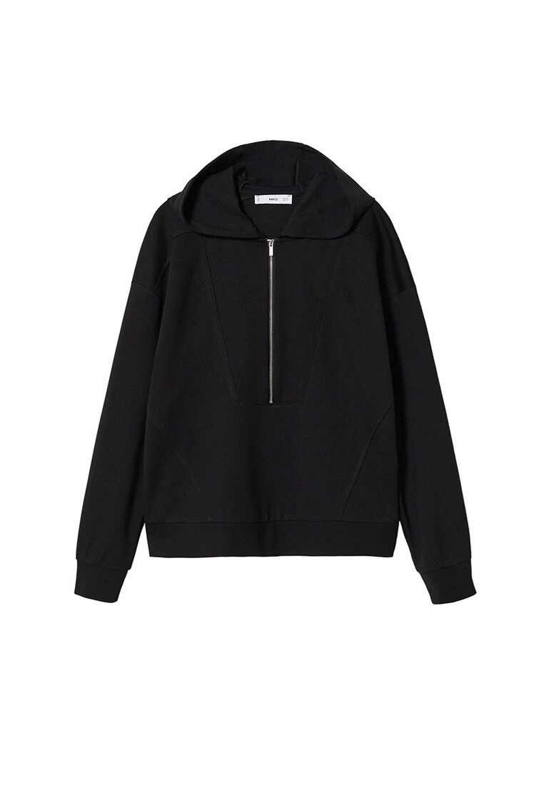 Mango Zipper High Collar Sweater 11 Mango Zipper High Collar Sweater - Image 9