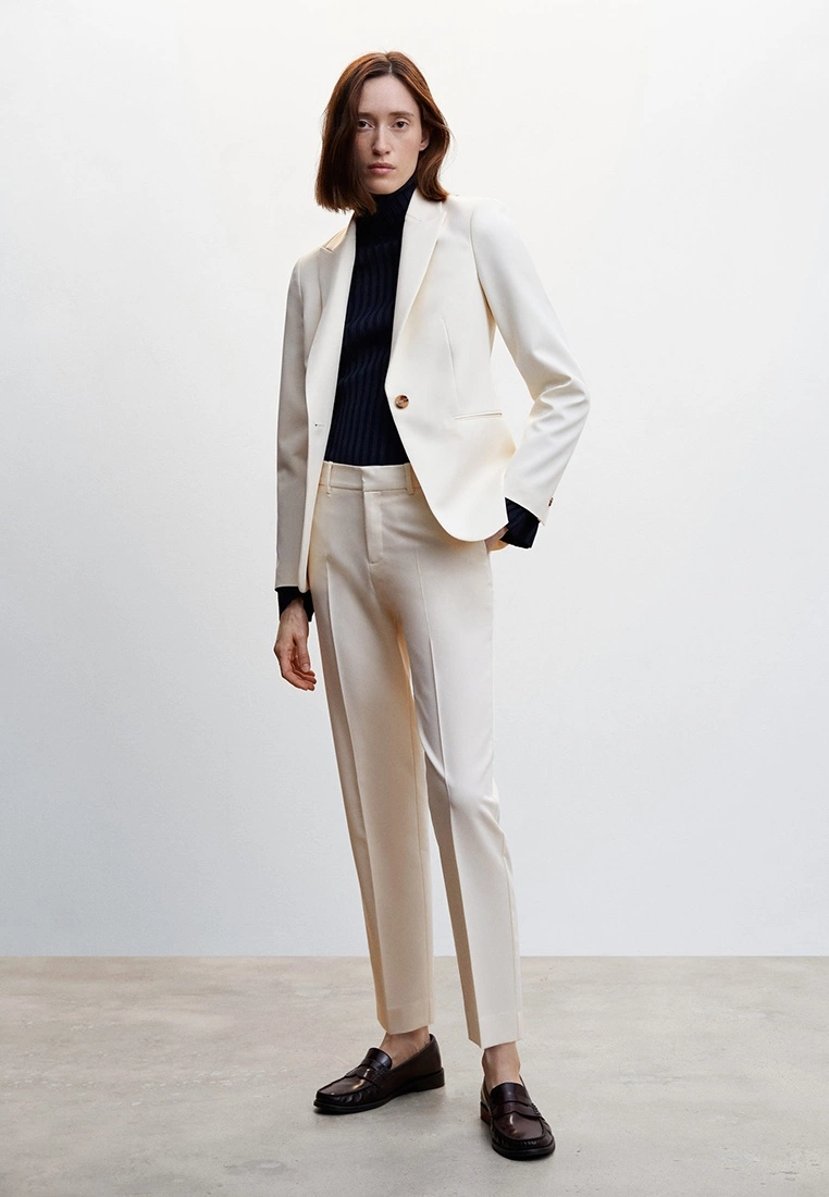 Mango Pleated Suit Trousers 6 Mango Pleated Suit Trousers - Image 4