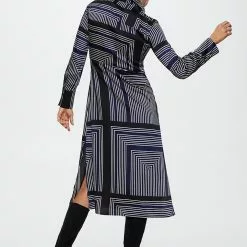Mango Geometric Print Midi Dress 8 Mango Geometric Print Midi Dress -Mango popular store mango 3195 6042236 2