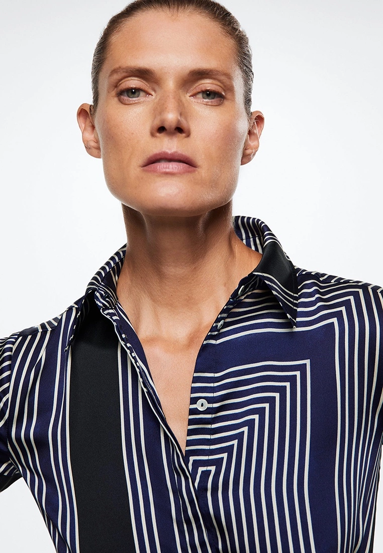 Mango Geometric Print Midi Dress 5 Mango Geometric Print Midi Dress - Image 3