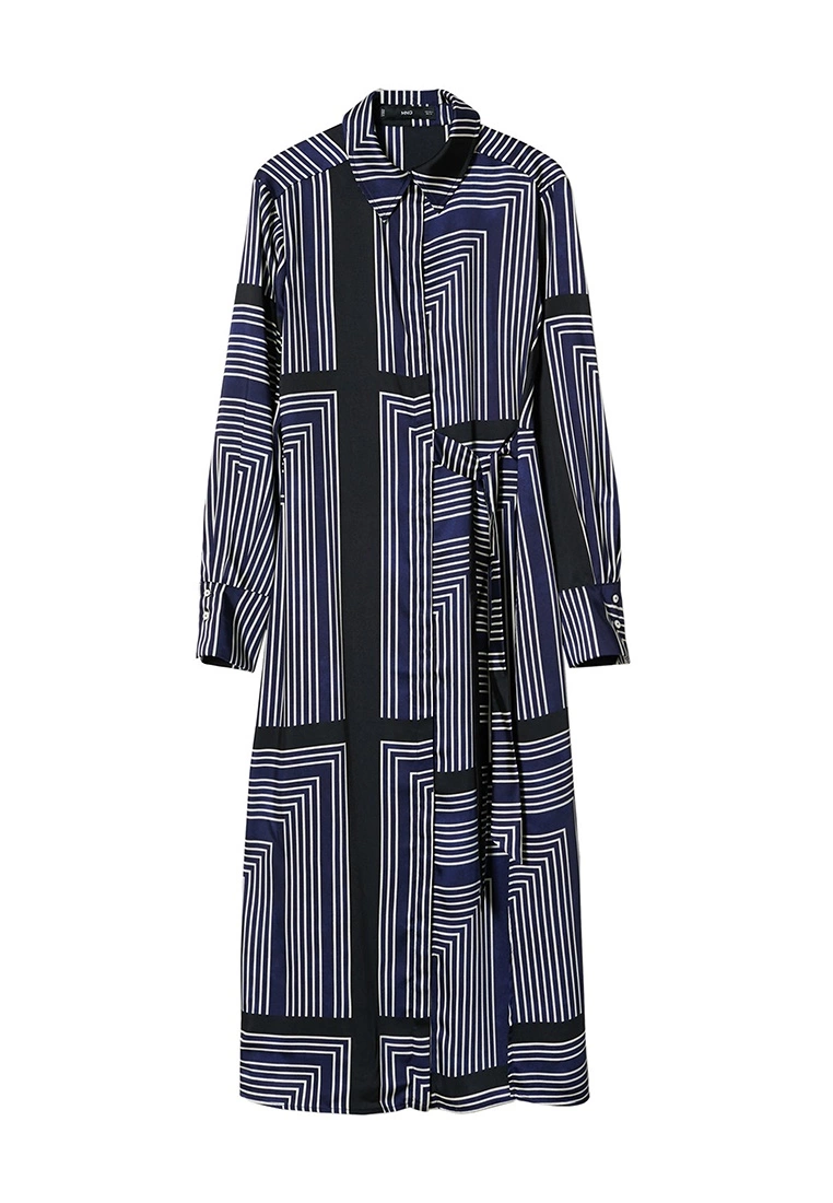 Mango Geometric Print Midi Dress 7 Mango Geometric Print Midi Dress - Image 5