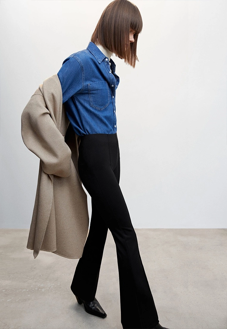 Mango Flared Leggings 6 Mango Flared Leggings - Image 4