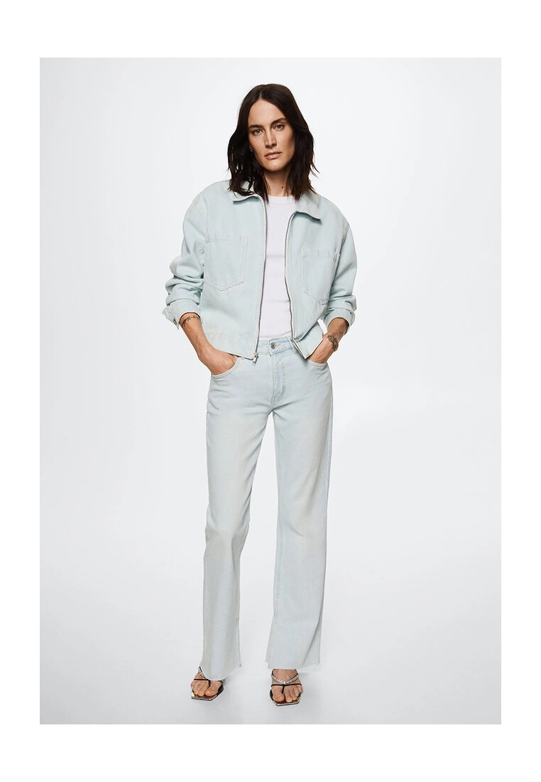 Mango Pockets Denim Jacket 6 Mango Pockets Denim Jacket - Image 4