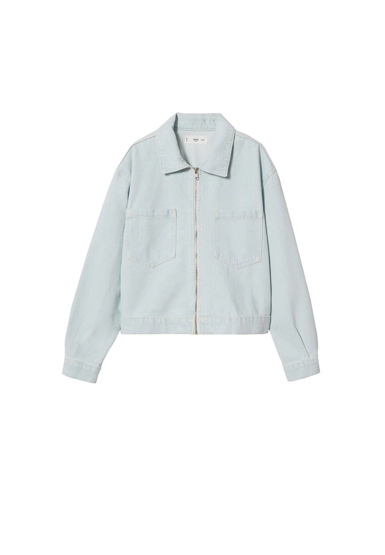 Mango Pockets Denim Jacket 7 Mango Pockets Denim Jacket - Image 5