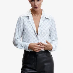 Mango Buttoned Flowy Shirt