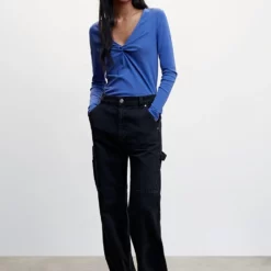 Mango Knot Detail T-Shirt 13 Mango Knot Detail T-Shirt -Mango popular store mango 3213 2629046 5