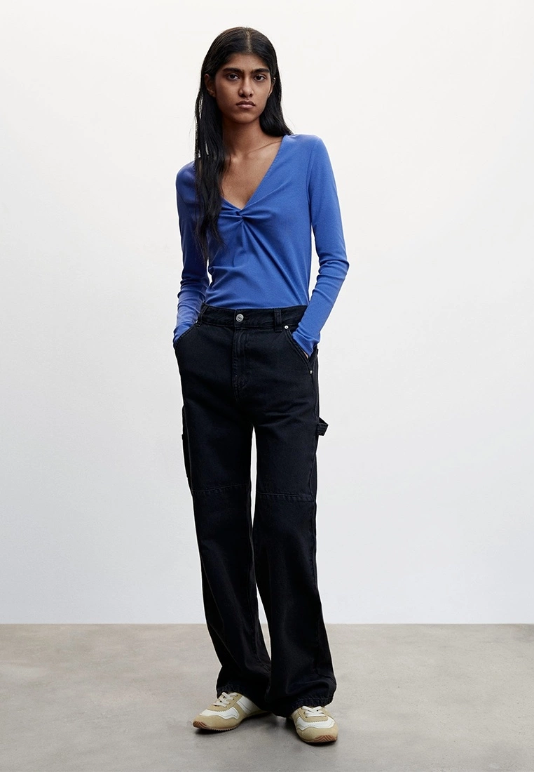 Mango Knot Detail T-Shirt 7 Mango Knot Detail T-Shirt - Image 5