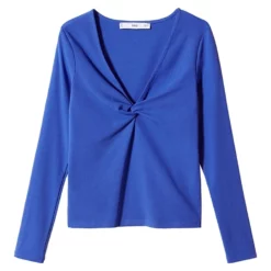 Mango Knot Detail T-Shirt 15 Mango Knot Detail T-Shirt -Mango popular store mango 3214 2629046 7