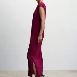 Mango Pleated Satin Dress -Mango popular store mango 3216 4649046 5