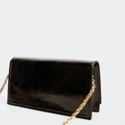 Mango Patent Leather Chain Handbag -Mango popular store mango 3217 8932236 3