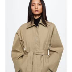 Mango Oversized Cotton Trench Coat -Mango popular store mango 3219 1767426 4