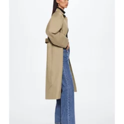 Mango Oversized Cotton Trench Coat -Mango popular store mango 3219 1767426 5