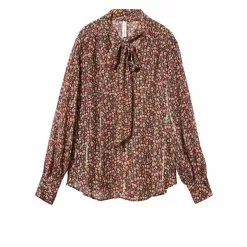 Mango Bow Printed Blouse -Mango popular store mango 3223 2277426 6
