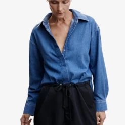 Mango Oversize Denim Shirt