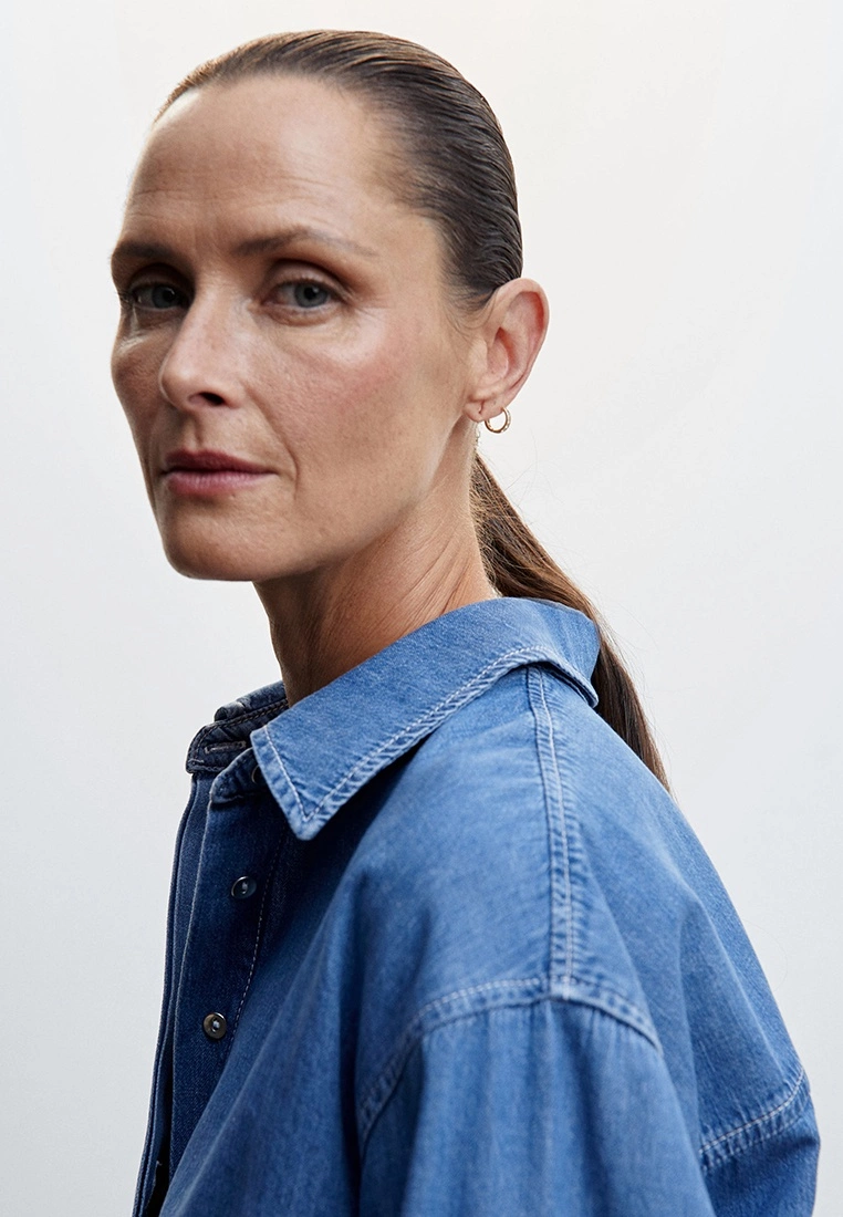 Mango Oversize Denim Shirt 5 Mango Oversize Denim Shirt - Image 3