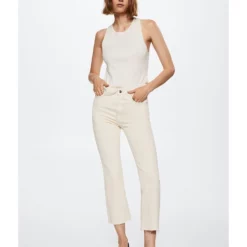 Mango High-Waist Bootcut Jeans -Mango popular store mango 3227 3767426 5