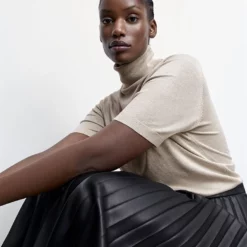 Mango Turtleneck Knitted Sweater -Mango popular store mango 3227 8139046 7