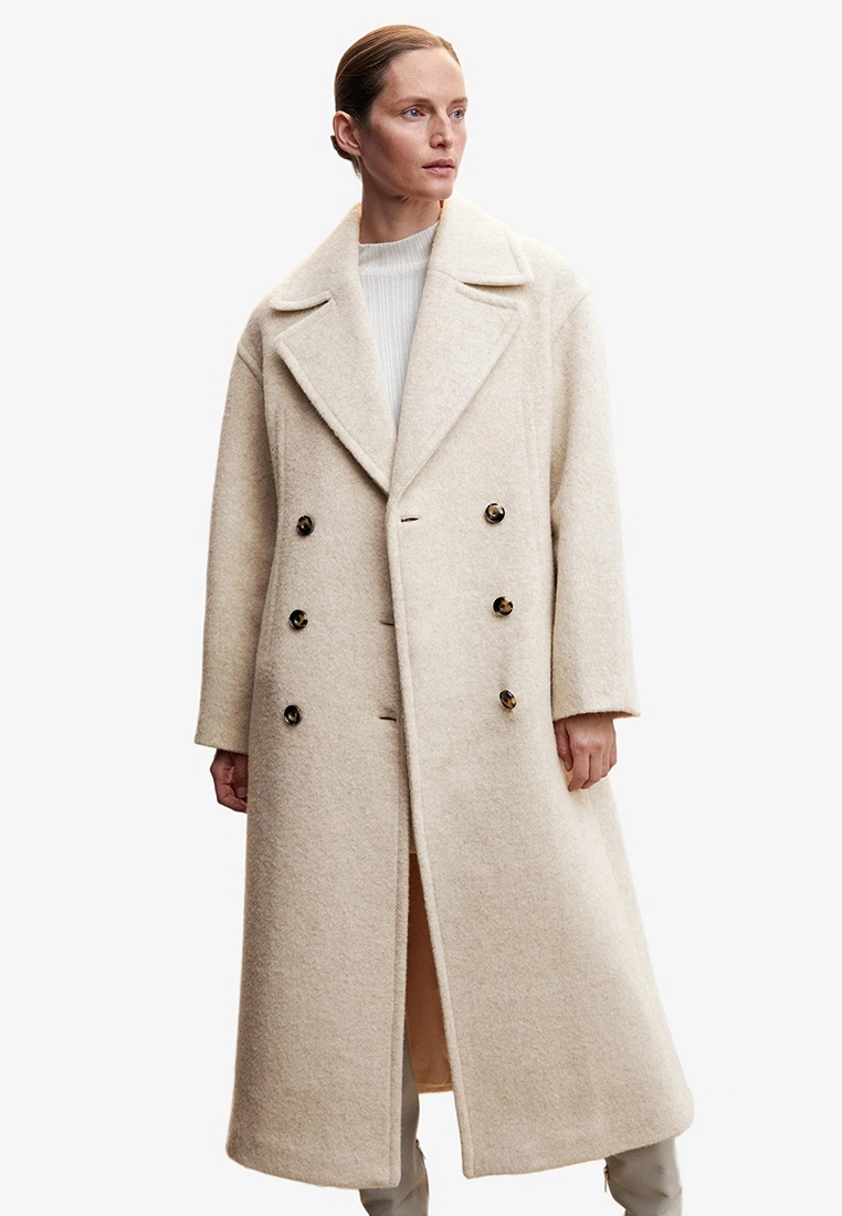 Mango Buttoned Wool Coat 3 Mango Buttoned Wool Coat